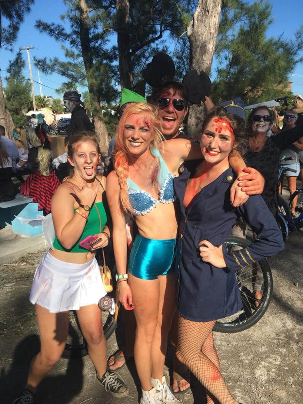 Zombie Bike Ride 2018 photo - Duval Street, Key West